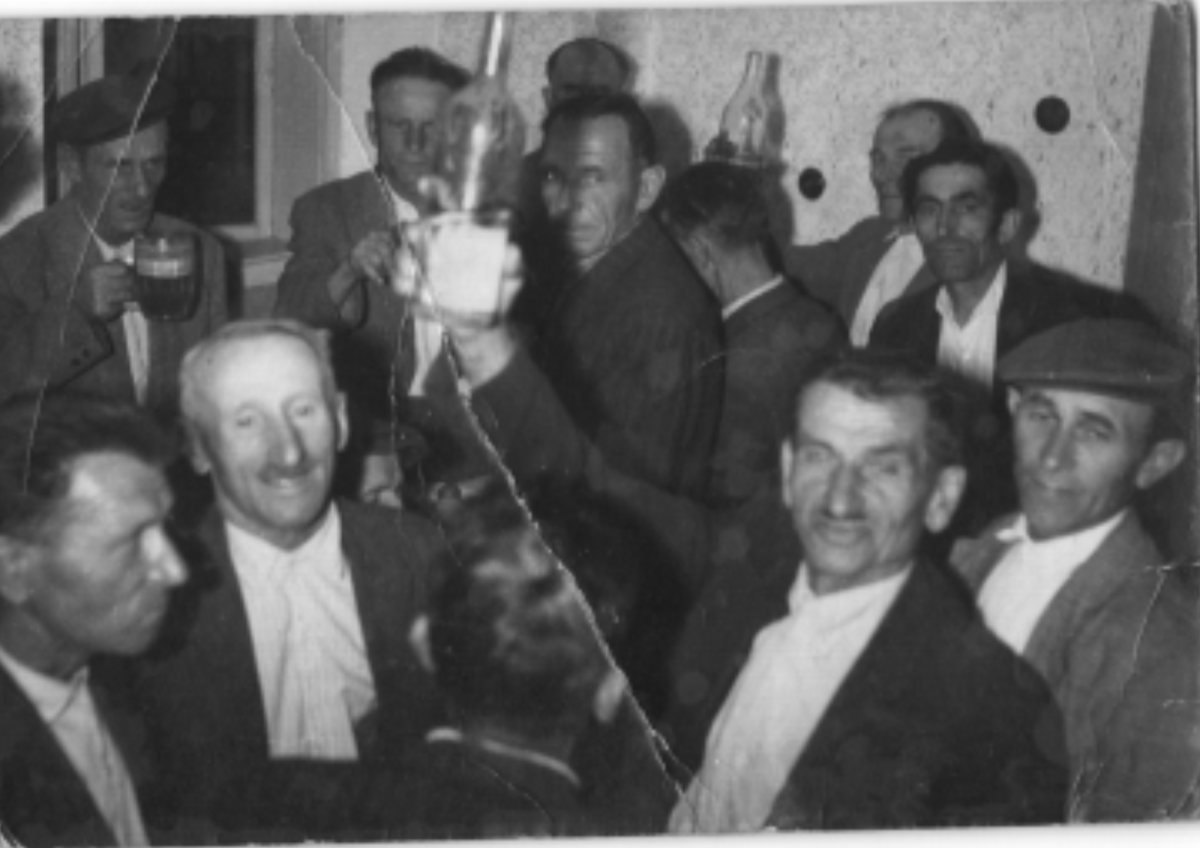 Historická fotografia zo života obce Malý Lipník