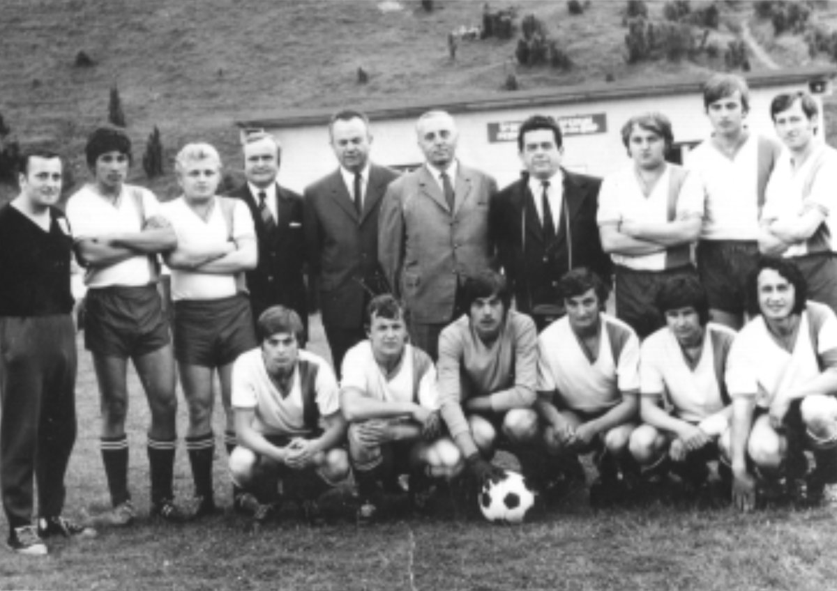 Historická fotografia zo života obce Malý Lipník